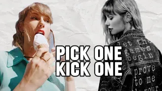 reputation VS. 1989 (Taylor’s Version) - pick one, kick one