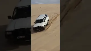 Ford Raptor gets out done by Toyota Hilux Surf, sand dunes hill climb #toyota #ford #dune#raptor