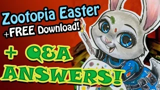 Zootopia Easter Decoration Judy Hopps + Q&A ANSWERS!