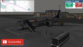 RFS-Real Flight Simulator|777-300ER jet airways|New Delhi-Istanbul