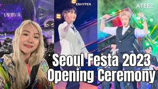 ATEEZ Mingi Stole My Heart!! FRONT ROW at Seoul Festa 2023 Opening Ceremony LIVE K-Pop Concert