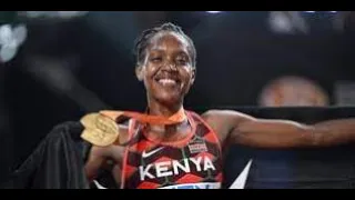 Faith Kipyegon Women's 1500m Final  wins  Budapest 2023