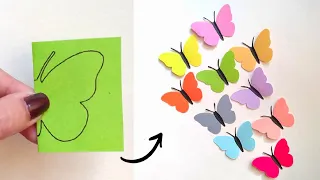 How to make Paper Butterfly - DIY Origami Butterflies