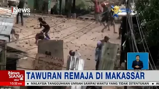 2 Kelompok Remaja di Makassar Terlibat Tawuran #iNewsSiang 04/01