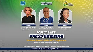JISTV | Post Cabinet Press Briefing - National Launch of the LIFT Programme