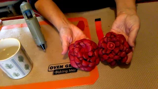 Making Leather Roses