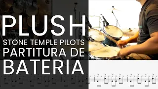 PLUSH - STONE TEMPLE PILOTS  | DRUM COVER - COMO TOCAR PARTITURA DE MÚSICA DE BATERIA