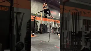 One rope climb better form + my dog