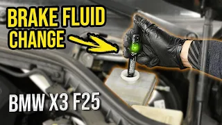 Brake Fluid Change: BMW X3 F25