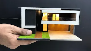 How to make a Miniature House for Hotwheel Cars | Smallest Model House