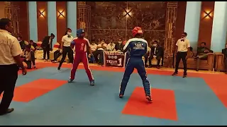 kickboxing point fight☝️🥊😱(Red TELANGANA v/s Blue HARYANA) Held at Dehradun,Uttarakhand📍)