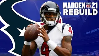 Houston Texans Franchise Rebuild | Ep. 1 DeShaun Watson Has Dots!