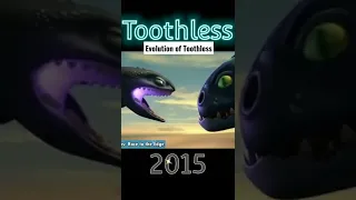 Evolution of Toothless/ Bad romance / #shorts #evolution #toothless #fyp #foryou #viral