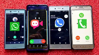 SONY XZ1 what app/realme c15 just talk/ sonyxz zangi messenger /samsungj5 easy dialer, incoming call