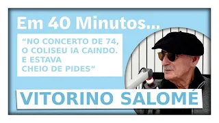 Vitorino "em 40 Minutos": "No concerto de 74, o Coliseu ia caindo. E estava cheio de pides".