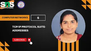 M.Kanchana | TCP/IP Protocol Suite-Addresses | SNS Institutions