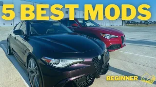 5 Best Mods for Beginners: Alfa Romeo Giulia & Stelvio !!