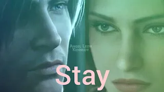Resident Evil Leon & Claire ( Stay ) Amv { ⚠️ Look in Description }