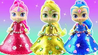 Shimmer and Shine Sparkle Glitter Play Doh Dresses