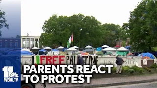 Parents pick up students from Hopkins, react to encampment