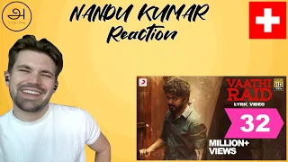 Vaathi Raid Lyric Song reaction | Master | Vijay, Anirudh, Lokesh, Arivu | 29YrsVIJAY | Swiss German