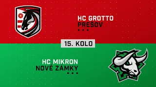 15.kolo HC Grotto Prešov - HC Nové Zámky HIGHLIGHTS