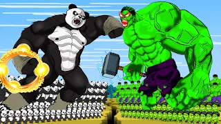 KUNG FU PANDA 4 VS HULK: Monsters Ranked From Weakest To Strongest- Returning from the Dead Hero