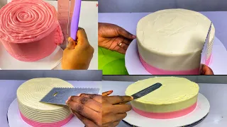 Secrets Of Achieving Smooth Butter Cream On A Cake/ How To Achieve Smooth Butter Cream On A Cake