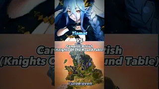 Tiamat vs Knights of The Round Table #shortvideo #fgo