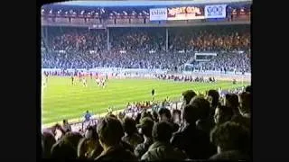 Gary Lineker scores his 27th International goal for England vs Albania 26/04/89