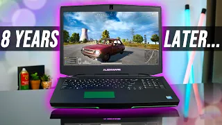Using Alienware's BEST Laptop... 8 Years Later!