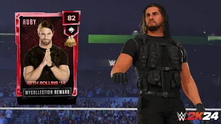 GRINDING OUT MYFACTION TO UNLOCK SETH ROLLINS '14 SHIELD PERSONA | WWE 2K24 LIVE STREAM