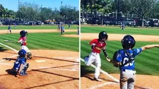 One-Armed Youngster Hits Impressive Baseball Home Run