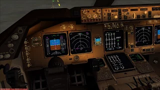 Microsoft Flight Simulator X | Luxembourg - Baku | PMDG 747 QOTSII