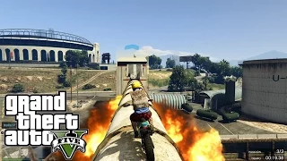 GTA V CARRERA LOCA!! PARKOUR Y PASARELAS ESTRECHAS, MI BATI NO FALLA!! FUNNY MOMENTS xFaRgAnx