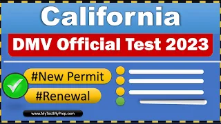 California DMV Official Test 2023 #Renewal #New Permit