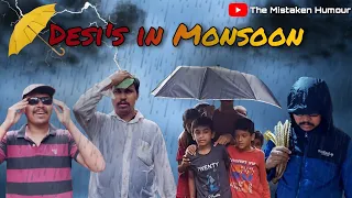 Desi in monsoon #monsoon2022 #indiansinrain #desiinmonsoon