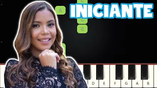 Tá Chorando Por Quê - Amanda Wanessa | Piano e Teclado Iniciante | Nível Fácil