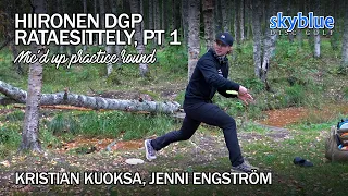 Hiironen DGP: Mic'd Up Practice Round, Pt 1 | Kristian Kuoksa, Jenni Engström