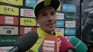 Primož Roglič - Interview at the finish - Stage 6 - Critérium du Dauphiné 2024