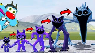 Oggy Found Cursed Catnap Team From Poppy Playtime chapter 3 in Garry mods With Jack