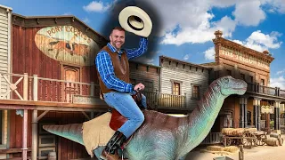 Cowboy Dinosaur Theme Park Tour for Kids