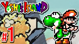 Super Mario World 2: Yoshi's Island - 100% Gameplay Walkthrough | PART 1