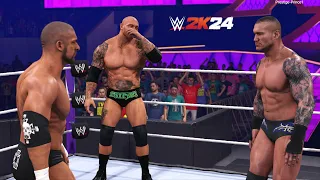 WWE 2K24 - Triple H Vs Randy Orton Vs Batista TRIPLE THREAT MATCH (PS5)