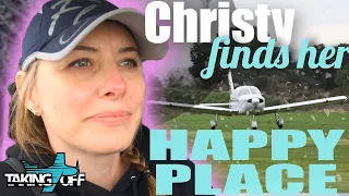 Christy Finds her Happy Place in Scotland - A Piper Cherokee!