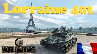 World of Tanks | Lorraine 40t gameplay | WoT Lorraine 40t | Lorraine 40t WoT