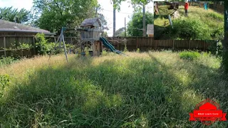 Cutting Insanely Overgrown CITY VIOLATION Backyard (ONE OF THE WORST WE’VE DONE)