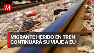 Migrante varado en Torreón tras accidente en la ruta del tren