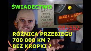 Cofnięty o 700 000km? Znalazłem w module BMW milion kilometrów. Świadectwo serii M. DISA w M52/M54