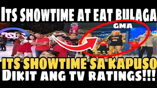 EAT BULAGA AT ITS SHOWTIME DIKIT SA TV RATINGS! ABSCBN VS TV5 AT GMA NETWORK